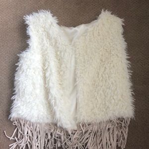 Faux fur vest